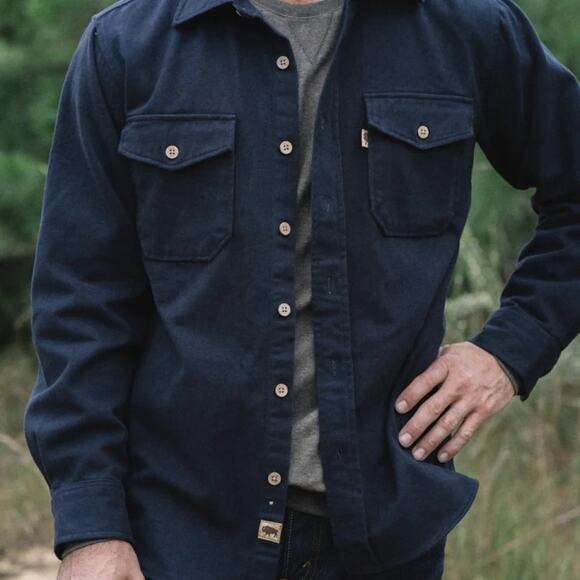 Buffalo Jackson Other - Buffalo Jackson Gunner Cotton Twill Shirt Jac Jacket Shacket Button Men's XL